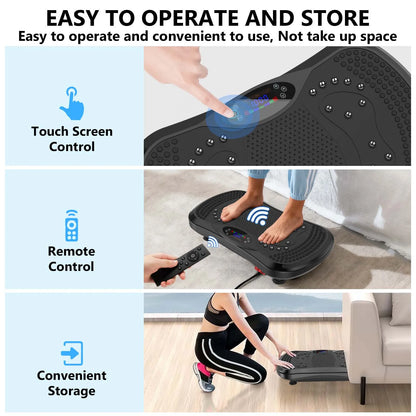 full body vibration plate machine for home fitness and weight loss