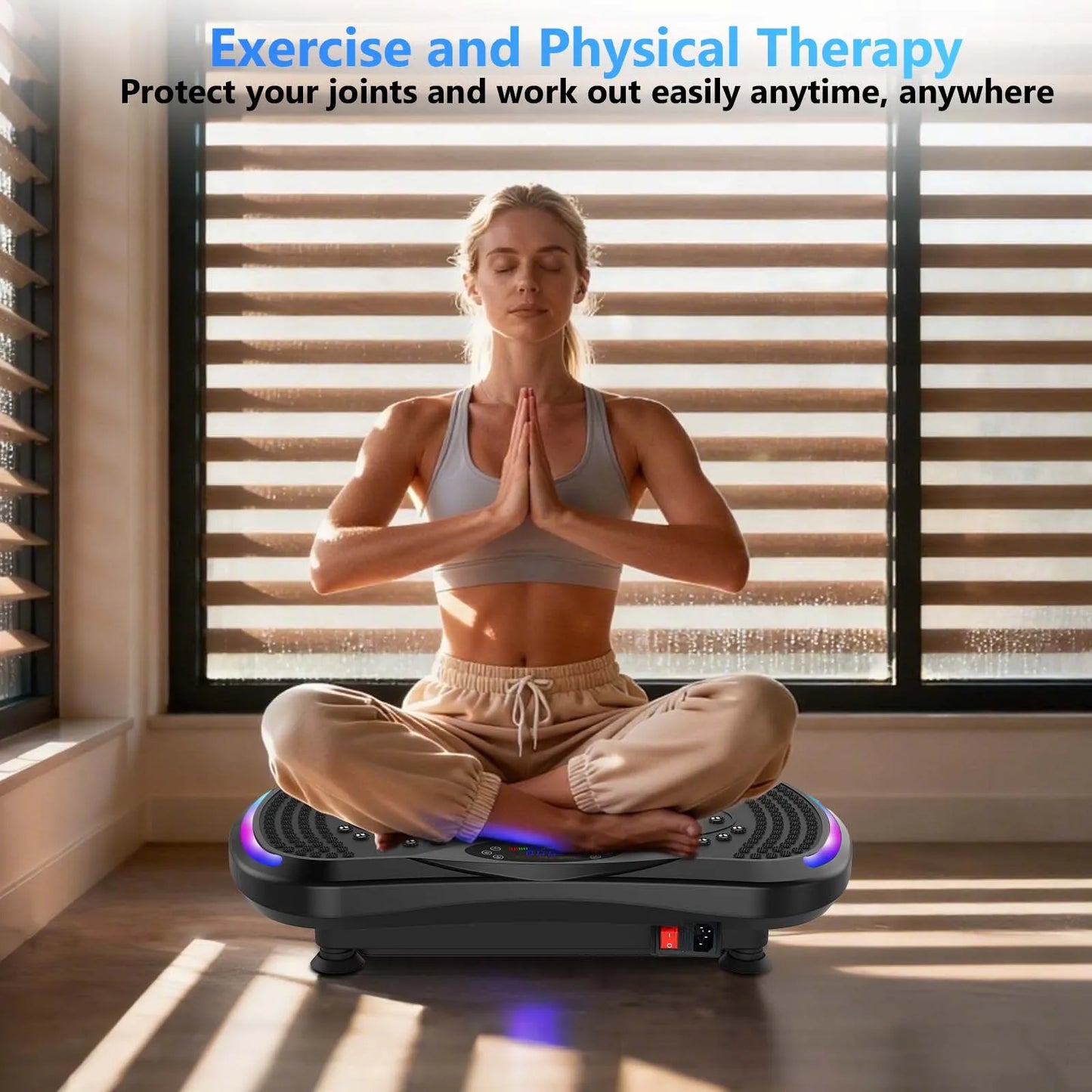 weight loss vibration machine with remote control and Bluetooth