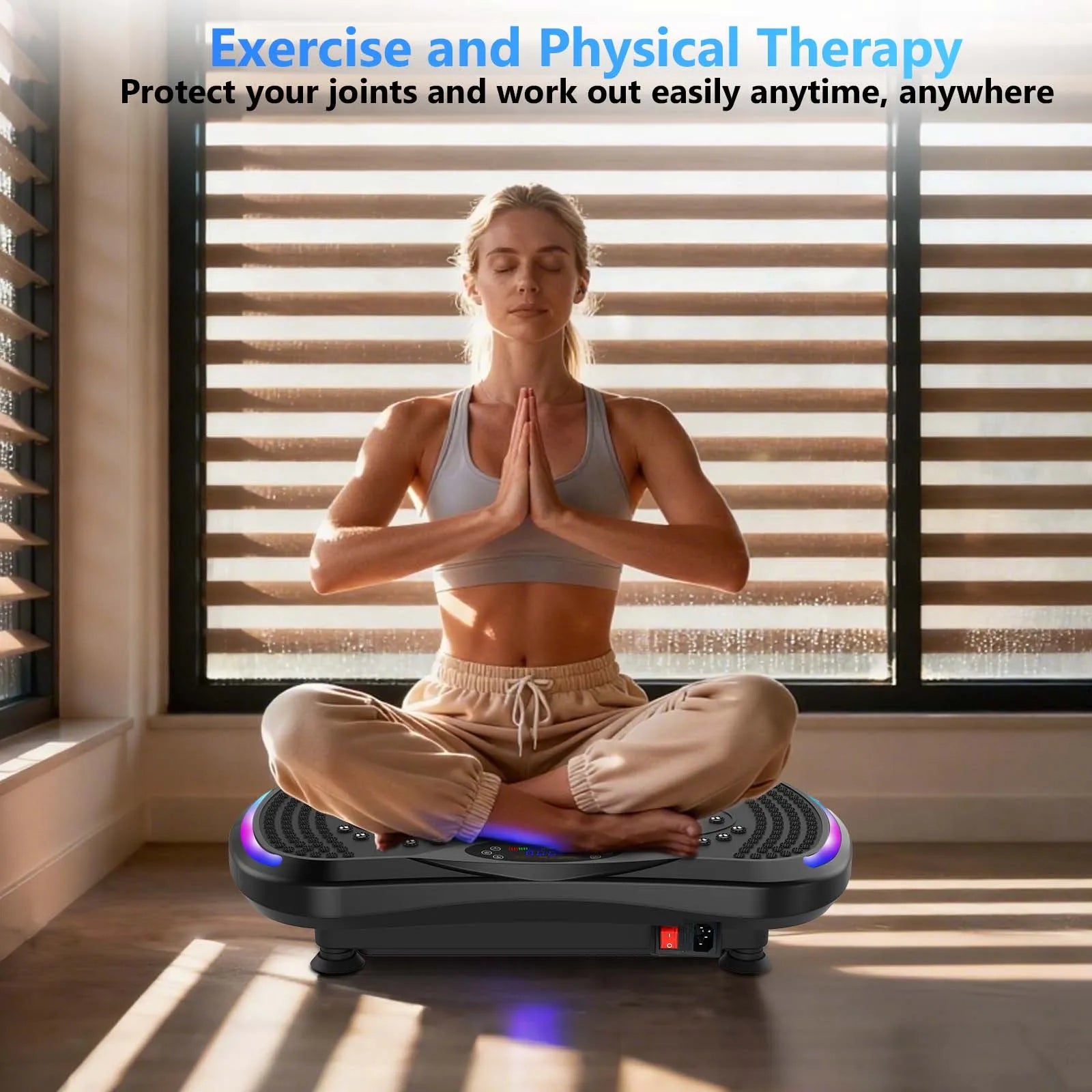 weight loss vibration machine with remote control and Bluetooth