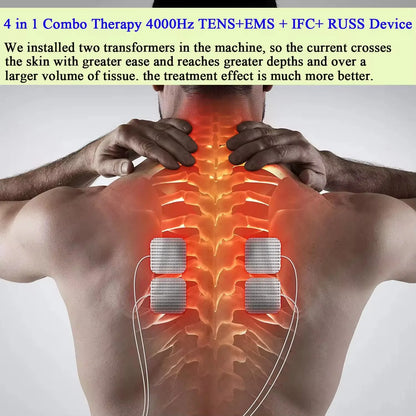 interferential current therapy device adjustable 120mA intensity