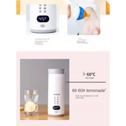 400 ml Portable Smart Electric Hot Water Cup With Digital Display