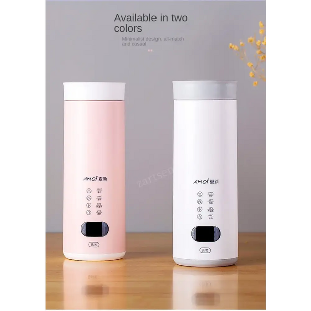 400 ml Portable Smart Electric Hot Water Cup With Digital Display