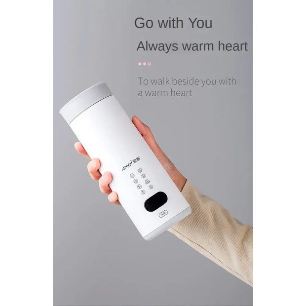 400 ml Portable Smart Electric Hot Water Cup With Digital Display