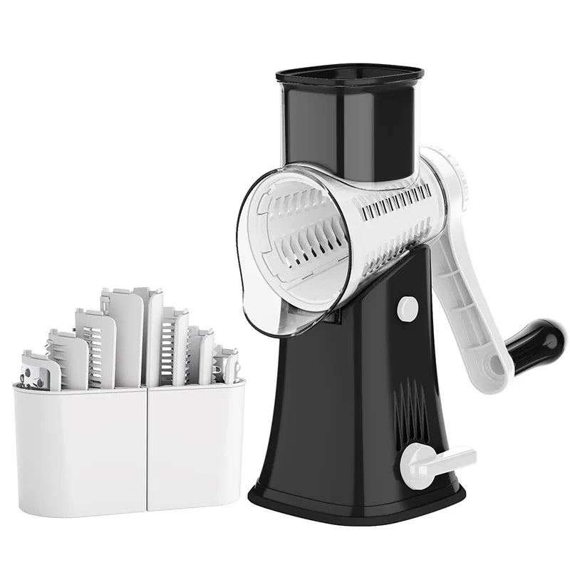 5 in 1 rotary cheese grater vegetable slicer mandoline