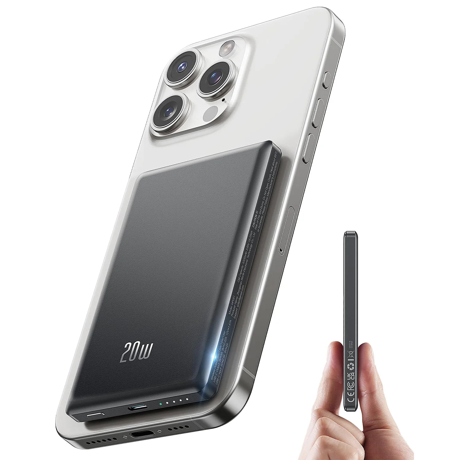 magsafe compatible power bank for iphone fast charging