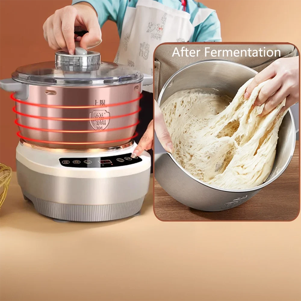 automatic dough kneader for pizza bread baking machine