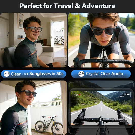 Quality smart glasses now available for calls making, video recording, pictures  and translation. 