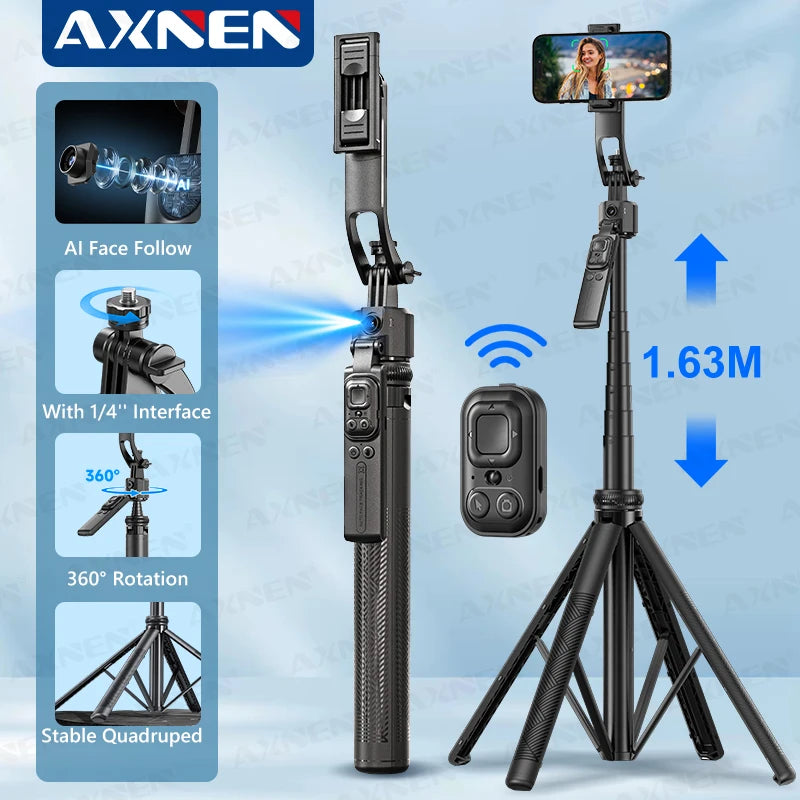 smartphone auto tracking tripod for live streaming