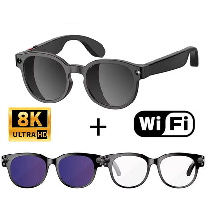 Bluetooth smart glasses camera object recognition