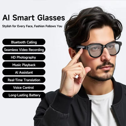 smart glasses with real time translation and voice assistant
