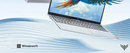 Acemagic laptop open view showing wide display