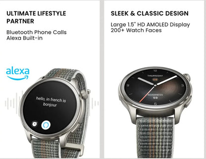 Amazfit Balance smartwatch notifications calls messages alerts wrist