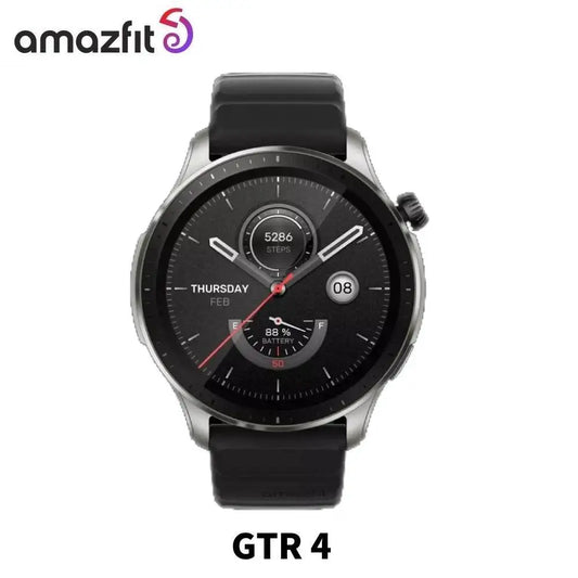 Amazfit GTR 4 GPS fitness smartwatch with heart rate monitor
