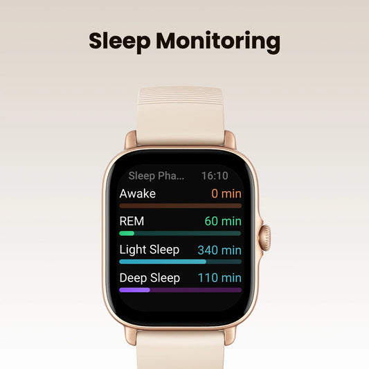 Amazfit smartwatch with GPS and heart rate monitor