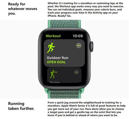 Fitness tracking smartwatch Apple Series 4