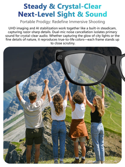 BV100 smart glasses AI voice assistant