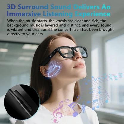 smart glasses with AI voice assistant and ChatGPT integration wearable tech