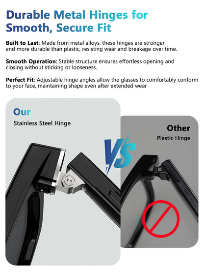 AI camera glasses for hands-free recording and calls