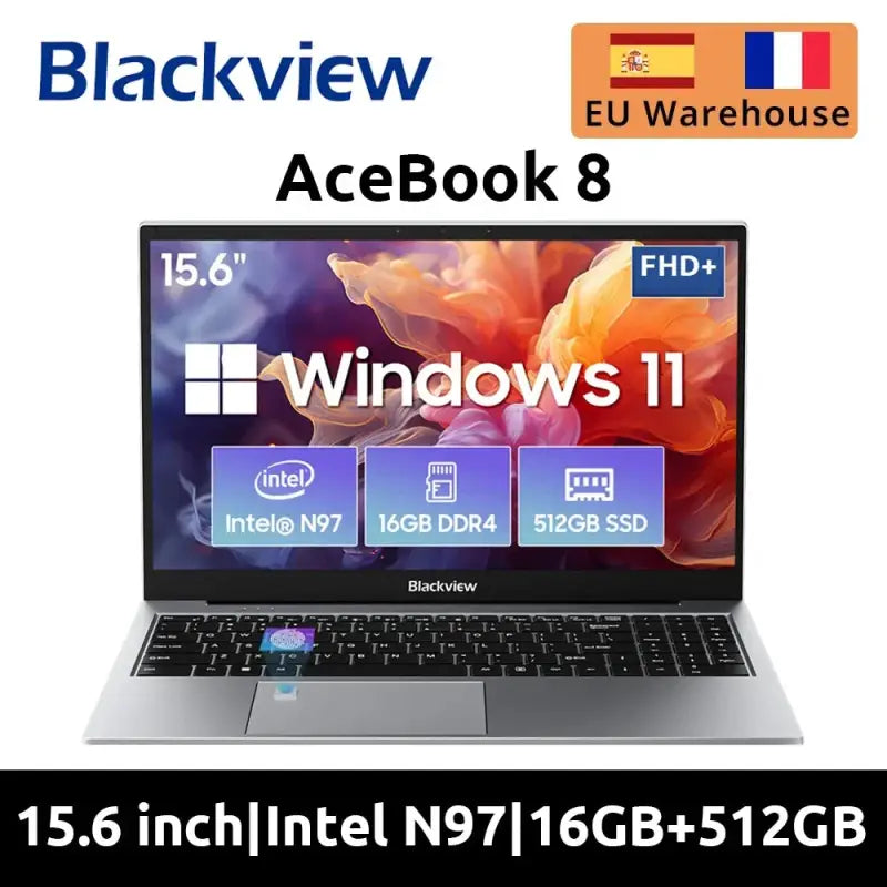 Blackview AceBook 8 Windows 11 laptop front view display
