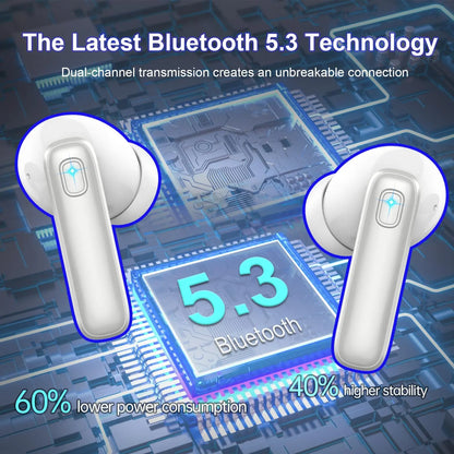 wireless earbuds for iPhone Android noise reduction mic