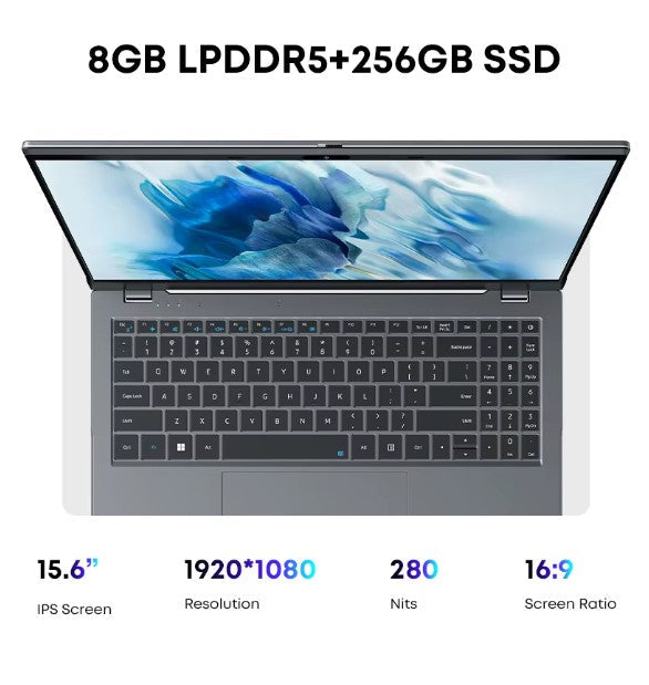 16gb ram ssd laptop windows 11 chuwi