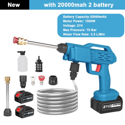 2500W high pressure cleaner with 21V battery