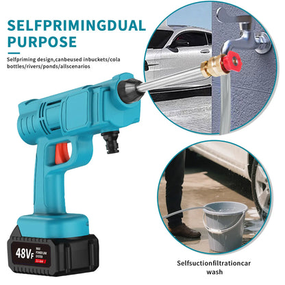 portable high pressure water gun for car wash and garden cleaning