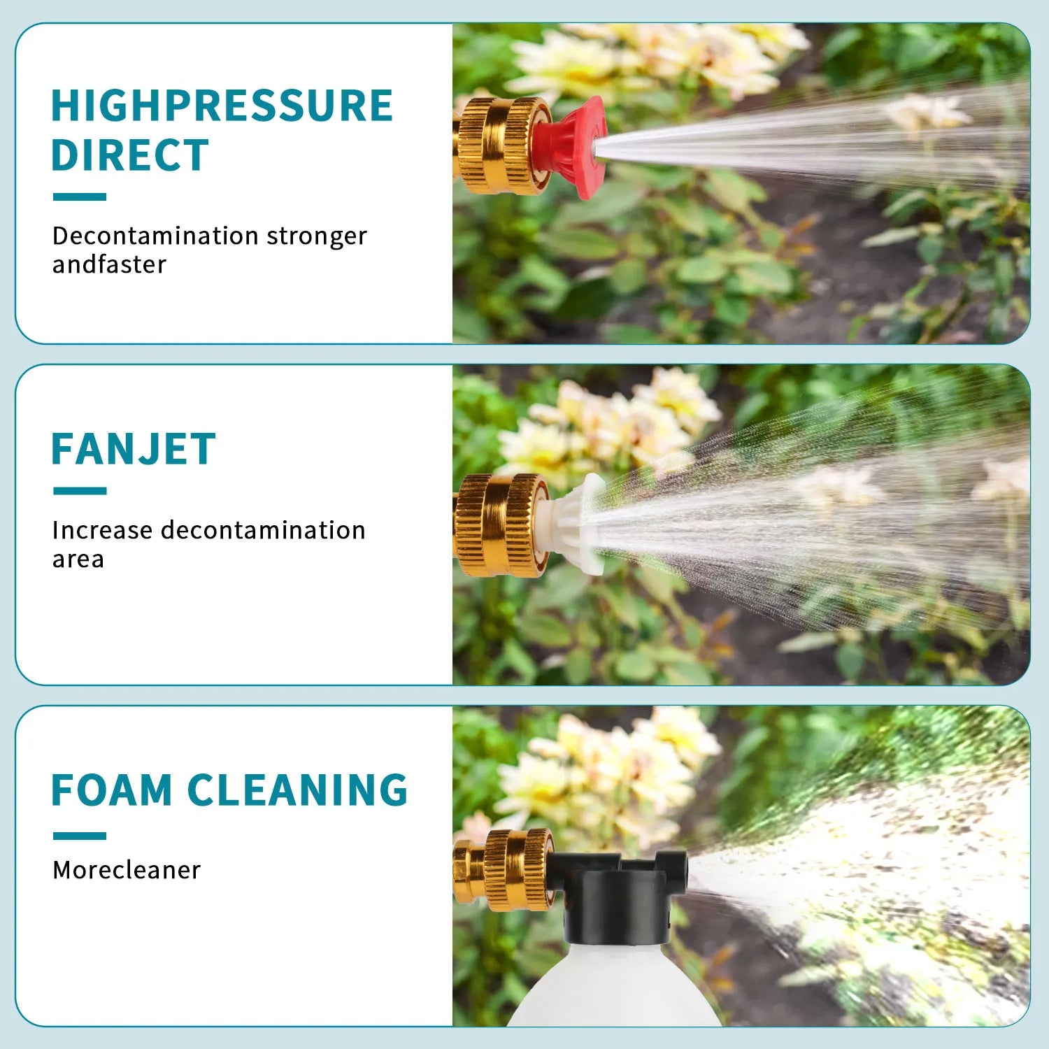 cordless pressure washer 200BAR 2500W 12000mAh battery