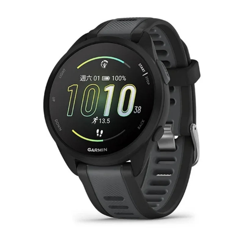 Garmin smartwatch with heart rate monitor and GPS tracking
