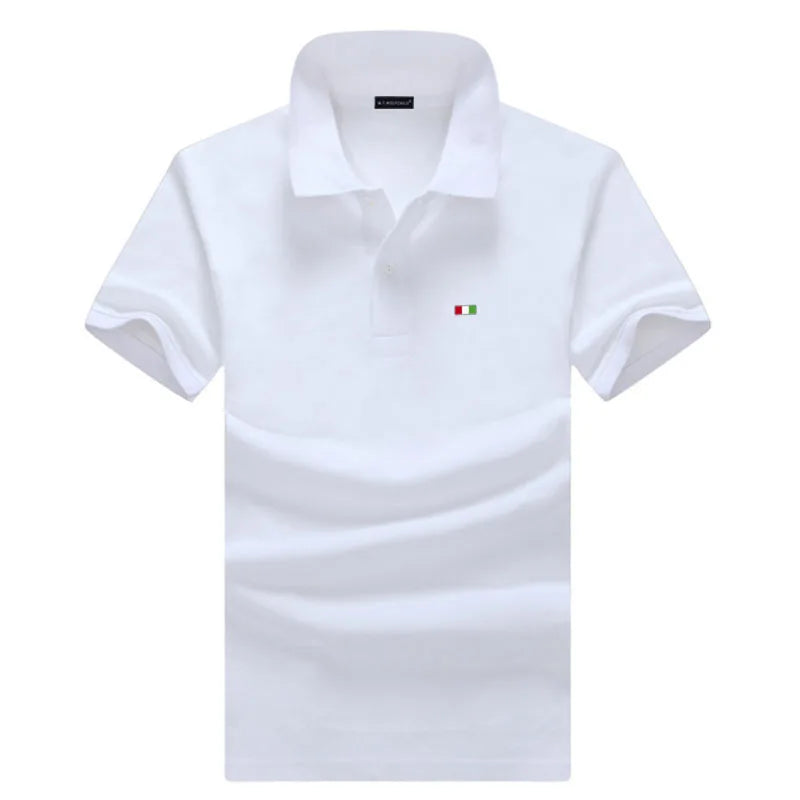 100% Cotton High Quality Men's Polo Summer Casual Short Sleeve Shirt