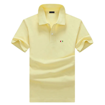 100% Cotton High Quality Men's Polo Summer Casual Short Sleeve Shirt
