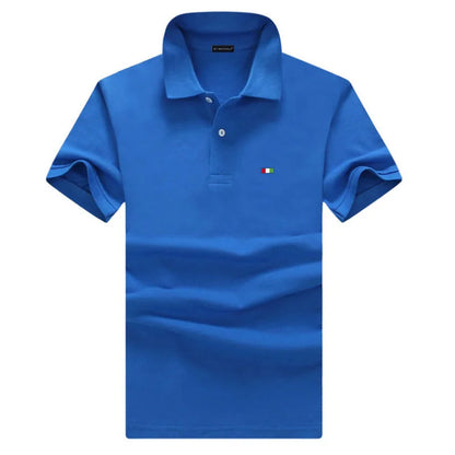 100% Cotton High Quality Men's Polo Summer Casual Short Sleeve Shirt