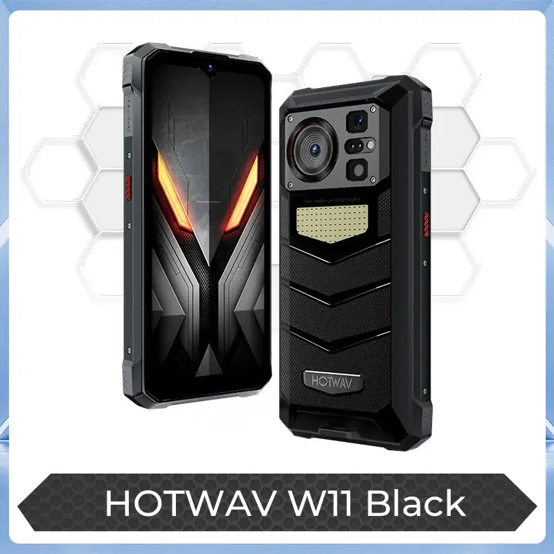 HOTWAV W11 rugged phone with 280LM flashlight