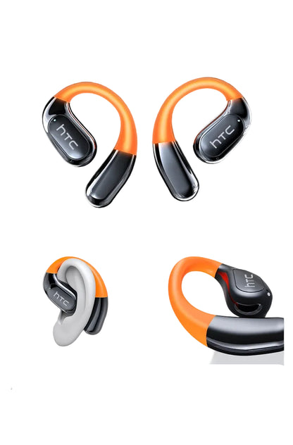 HTC wireless translator earbuds with active noise cancellation