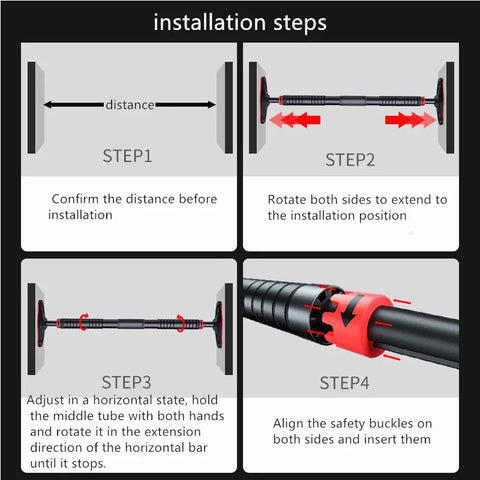 Adjustable Training Bars For Home Sport Workout Equipment