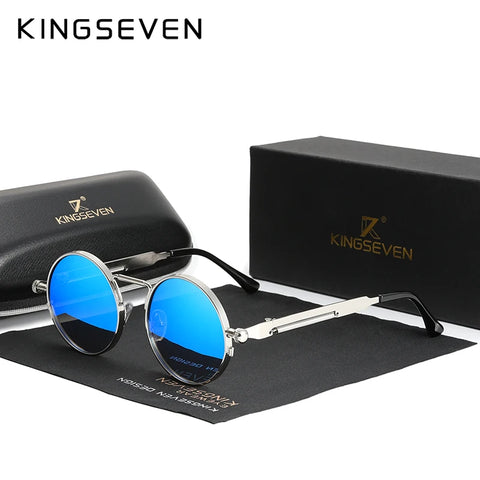 Kingseven High Quality Gothic Steampunk Designer Sunglasses