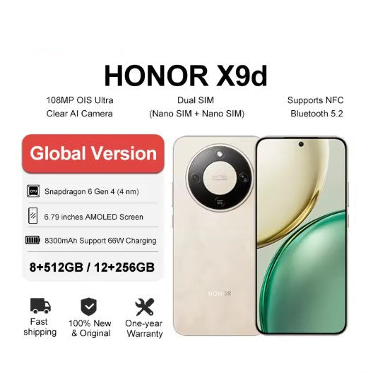 Honor x9d smartphone global version