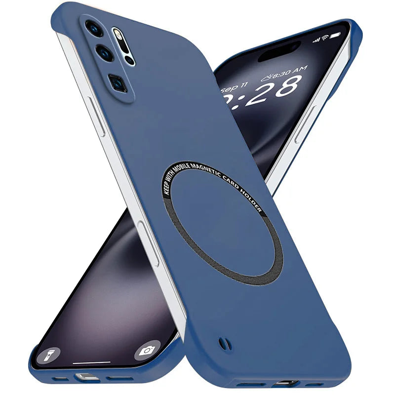Huawei P30 P40 Pro Magnetic Slim Matte Shockproof Case