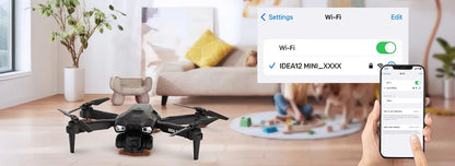 portable drone with WiFi FPV real time transmission