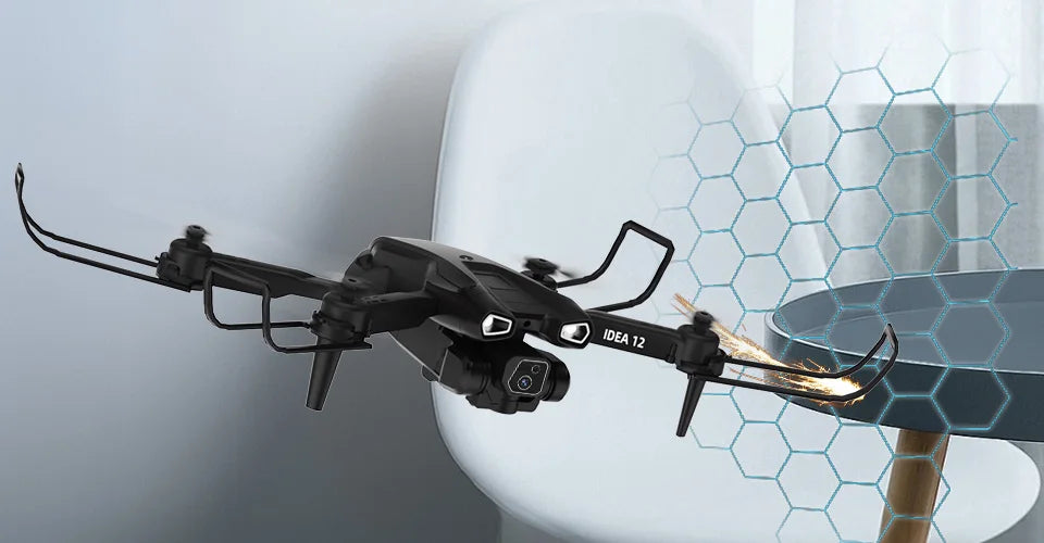 idea12 mini drone 1080p camera foldable rc quadcopter