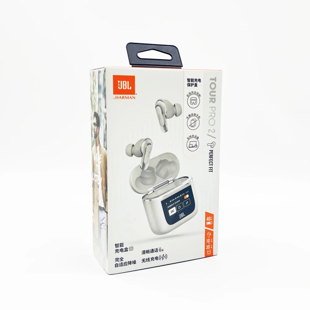 jbl tour pro 2 anc wireless earbuds smart case