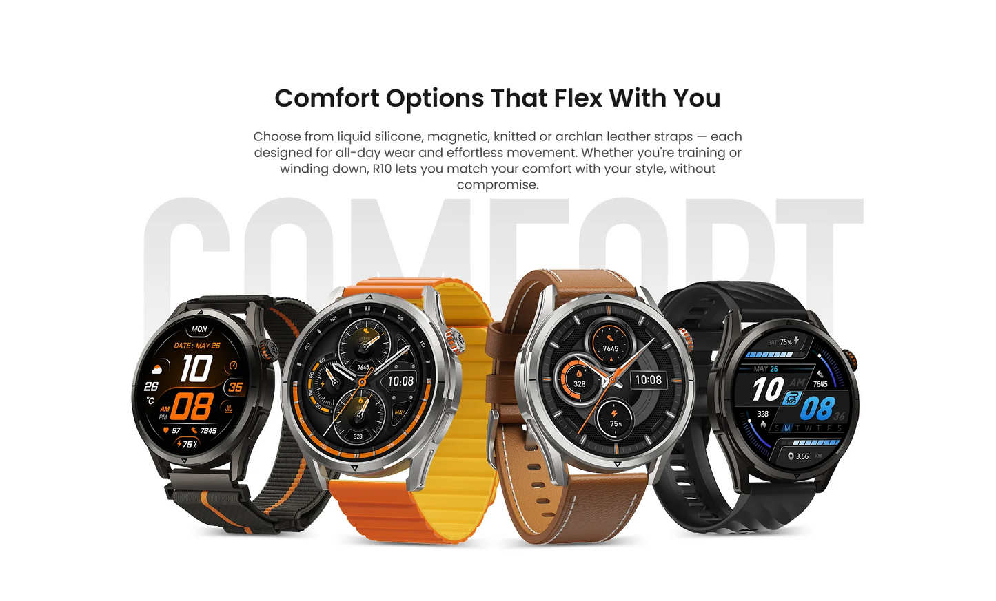 waterproof fitness watch wireless bluetooth