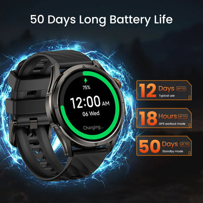 outdoor GPS smartwatch with compass altimeter barometer
