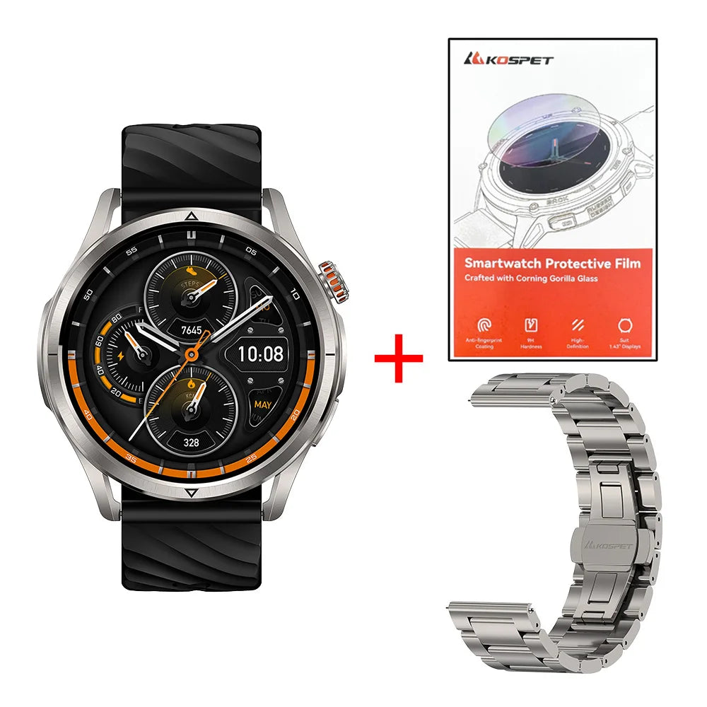 long battery life fitness smartwatch with 100+ sports modes