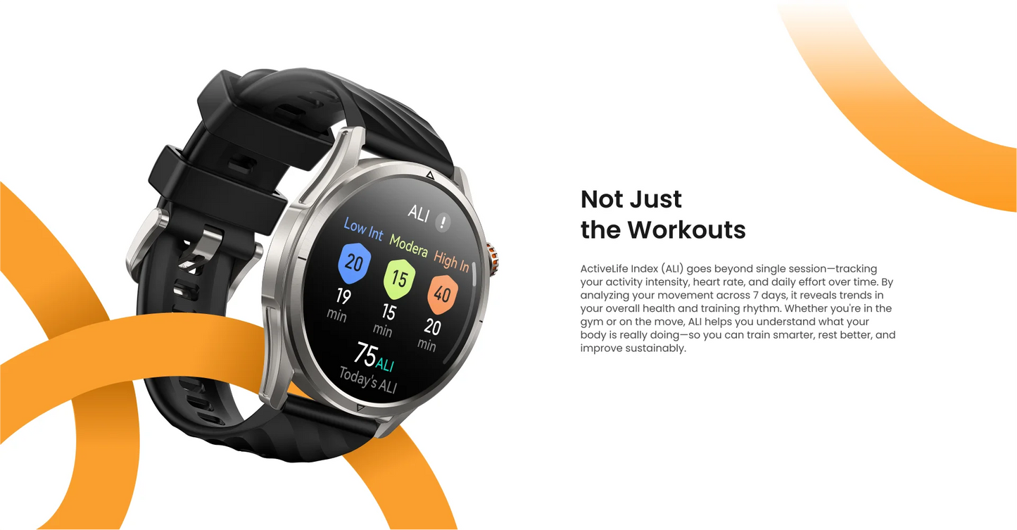 AMOLED display smartwatch heart rate monitor 
