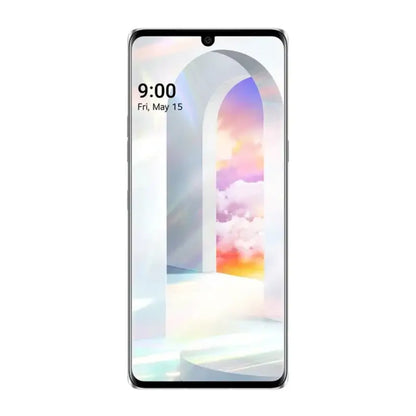 LG Velvet refurbished smartphone in gray