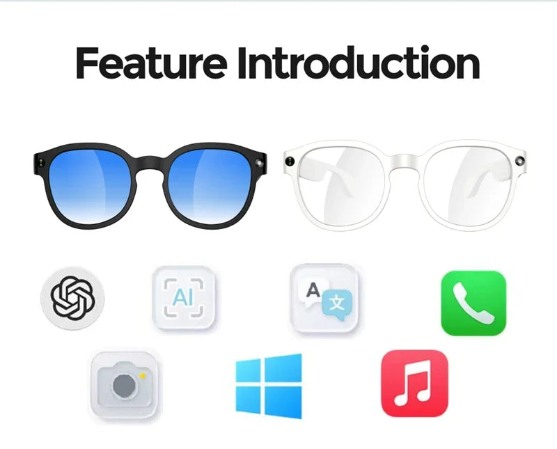 lenovo smart glasses for travel and recording