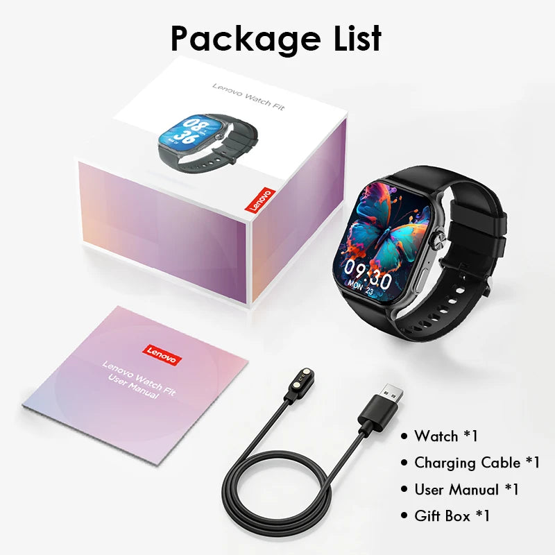 Lenovo L-SWAF101 smart watch health tracking wearable