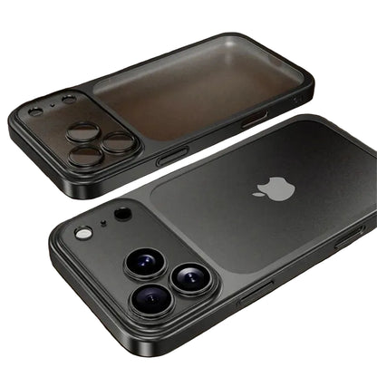 luxury transparent matte phone case for iPhone 17 Pro Max