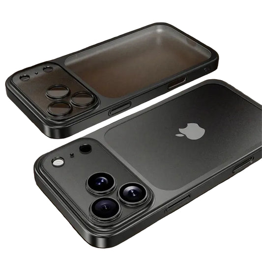 luxury transparent matte phone case for iPhone 17 Pro Max